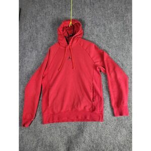 Jordan Pullover Hoodie Dri-FIT Sweatshirt Athletic Gym Training Red Men Sz M‎